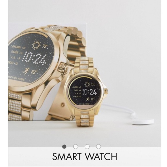 michael kors gold bradshaw smartwatch